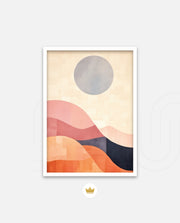 Abstract Sun Wave Blocks