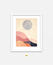 Abstract Sun Wave Blocks
