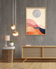 Abstract Sun Wave Blocks