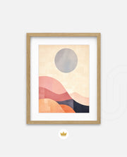Abstract Sun Wave Blocks