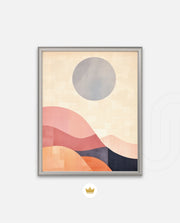 Abstract Sun Wave Blocks