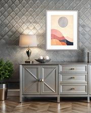 Abstract Sun Wave Blocks