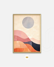 Abstract Sun Wave Blocks