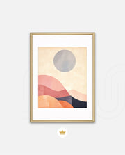Abstract Sun Wave Blocks