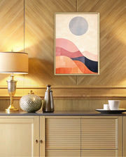 Abstract Sun Wave Blocks