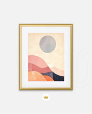 Abstract Sun Wave Blocks