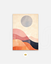 Abstract Sun Wave Blocks