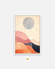 Abstract Sun Wave Blocks