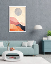 Abstract Sun Wave Blocks