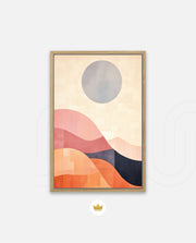 Abstract Sun Wave Blocks