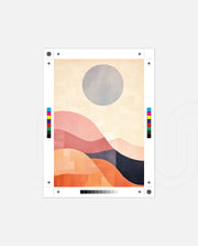 Abstract Sun Wave Blocks