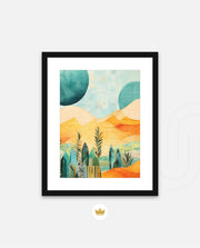 Abstract Desert Garden
