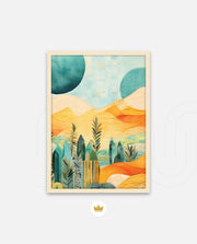 Abstract Desert Garden