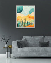 Abstract Desert Garden
