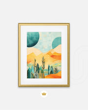 Abstract Desert Garden