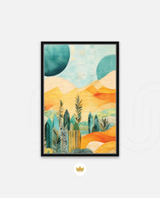 Abstract Desert Garden