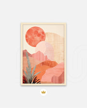 Blush Desert Sun