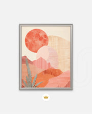 Blush Desert Sun