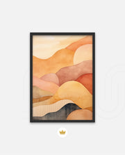 Warm Hills Sunset