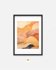 Warm Hills Sunset