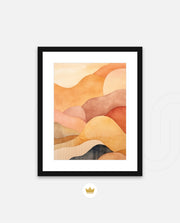 Warm Hills Sunset