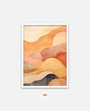 Warm Hills Sunset