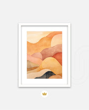 Warm Hills Sunset