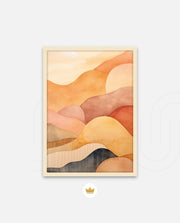 Warm Hills Sunset