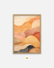 Warm Hills Sunset