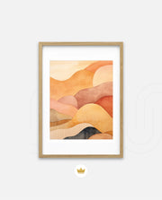 Warm Hills Sunset