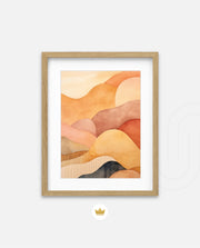 Warm Hills Sunset