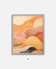 Warm Hills Sunset