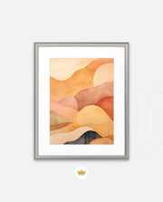 Warm Hills Sunset
