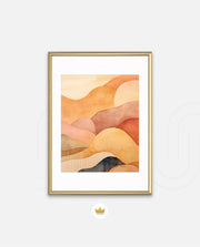 Warm Hills Sunset