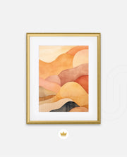 Warm Hills Sunset