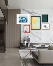 Pastel Marble Lines