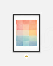 Pastel Gradient Grid