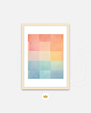Pastel Gradient Grid