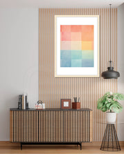 Pastel Gradient Grid