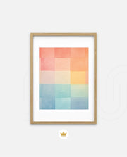 Pastel Gradient Grid