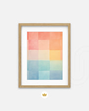 Pastel Gradient Grid