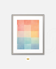 Pastel Gradient Grid