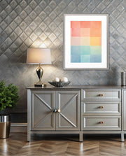 Pastel Gradient Grid