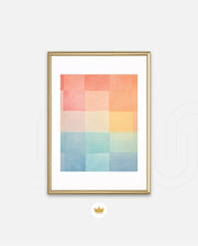 Pastel Gradient Grid