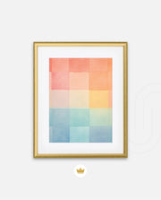 Pastel Gradient Grid
