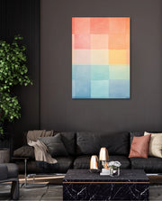 Pastel Gradient Grid
