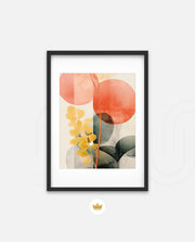 Abstract Botanical Disc