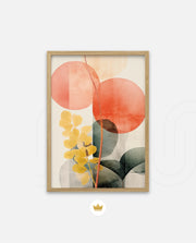 Abstract Botanical Disc