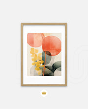 Abstract Botanical Disc