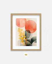 Abstract Botanical Disc